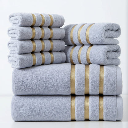 LUXECLOUD – Hotel-Quality 400 GSM Cotton Towel Set for Everyday Comfort