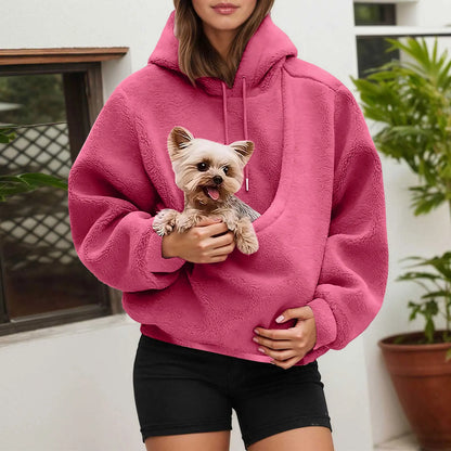 PAWHUG – Cat Lovers Hoodie with Kangaroo Pet Carrier Pocket