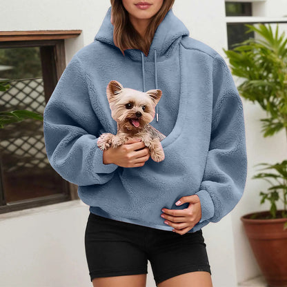 HUGPOCKET – Cat Lovers Hoodie with Pet Pouch Design