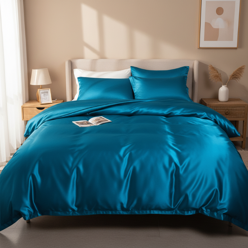 SilkBliss - Luxurious Soft Bedding Set with Duvet Cover, Pillowcases & Fitted Sheet 0