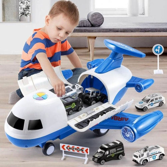 SkyMission Adventure Airplane Playset with Vehicles for Creative Role Play 3