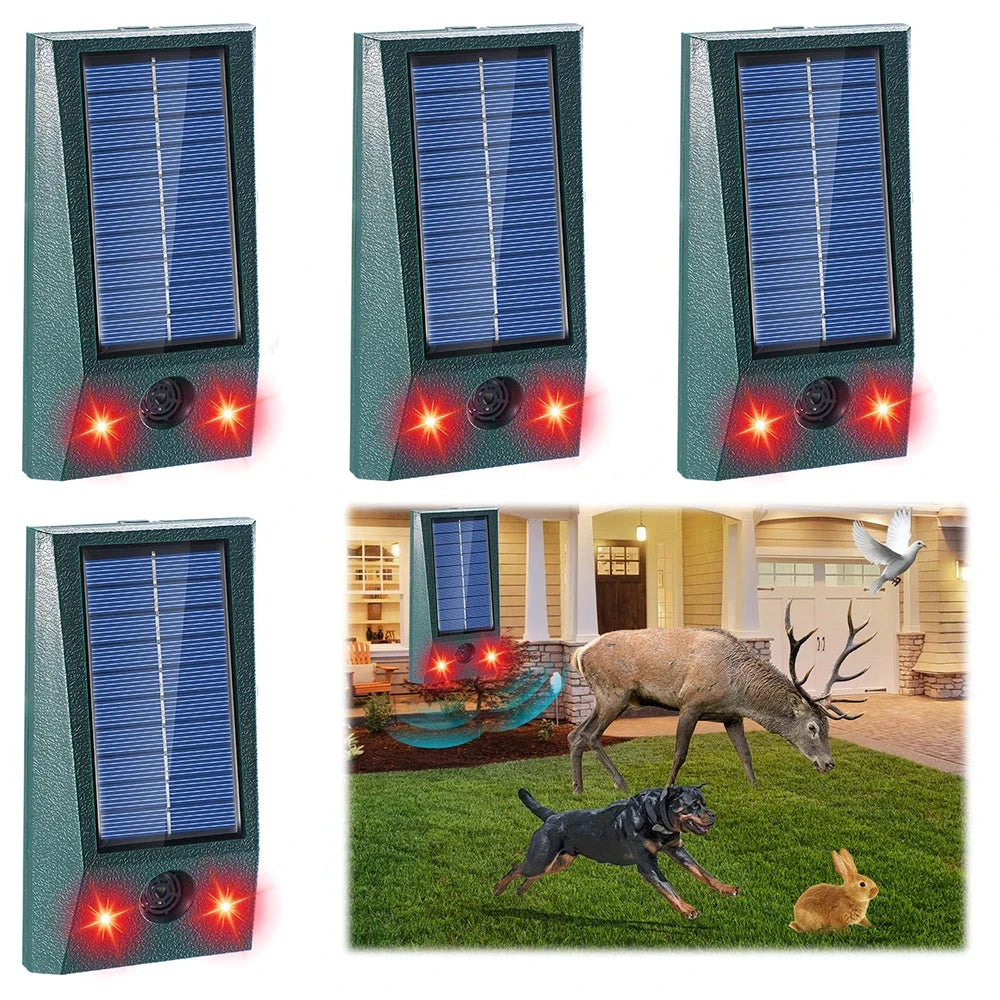 SonicGuard - Solar Ultrasonic Motion-Activated Bird Repellent & Pigeon Deterrent 0