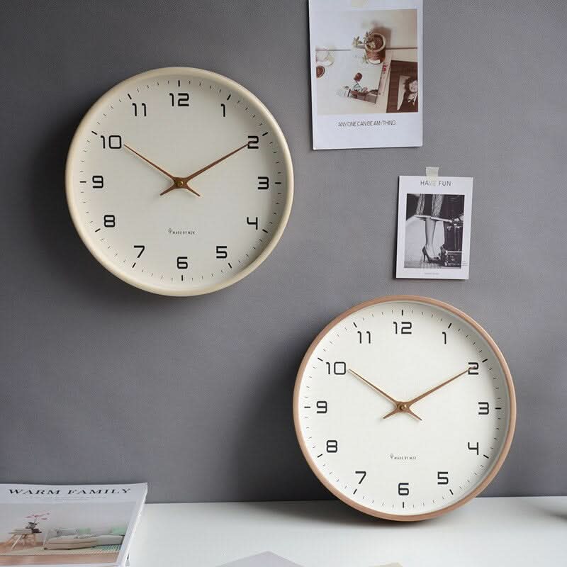 TIMEBLEND - Modern Silent Wooden Wall Clock with Scandinavian Design 2