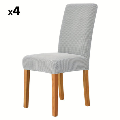 VELVORA FIT - Elegant Stretch Velvet Chair Covers for Dining Room Upgrade 11
