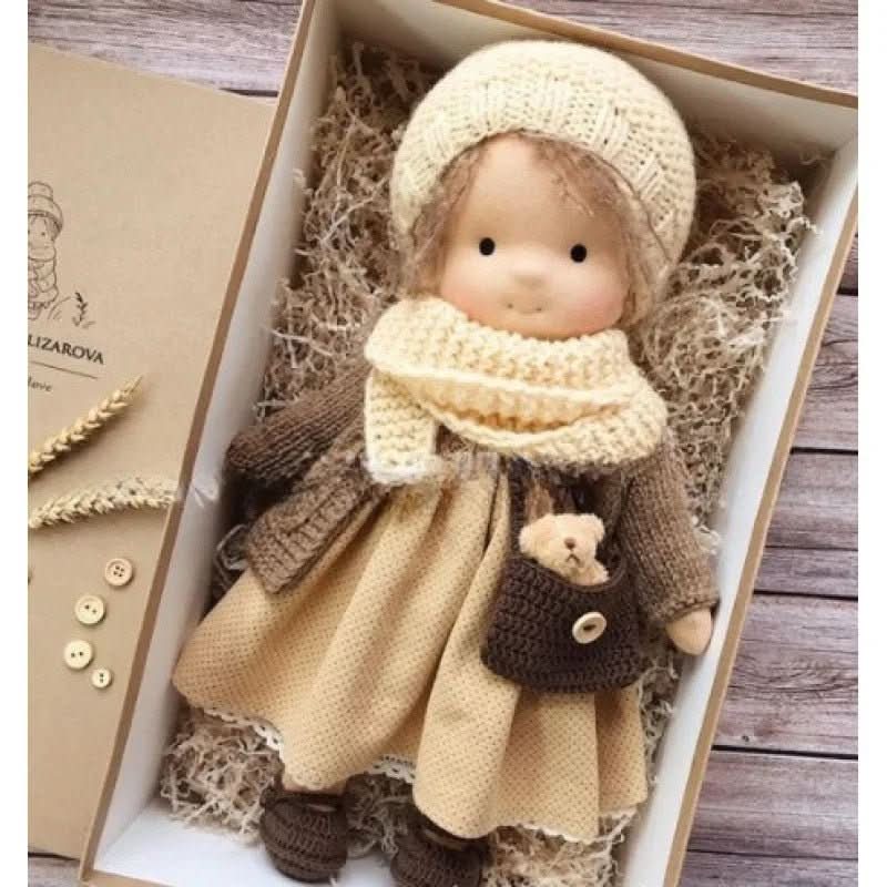 Waldolly - Handmade Waldorf Cotton Doll for Imaginative Play 39
