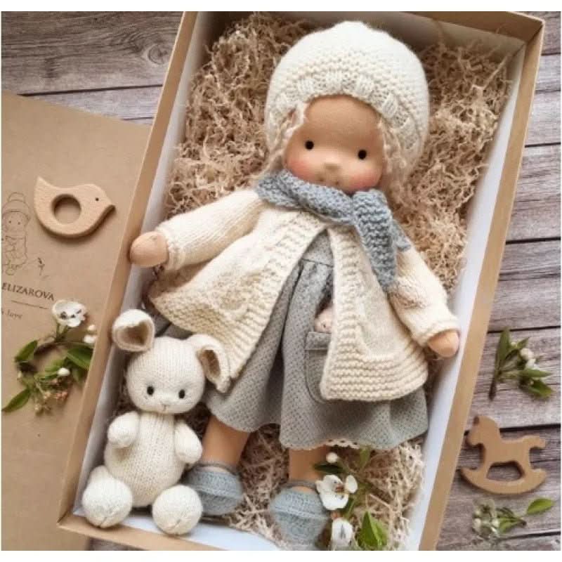 Waldolly - Handmade Waldorf Cotton Doll for Imaginative Play 9