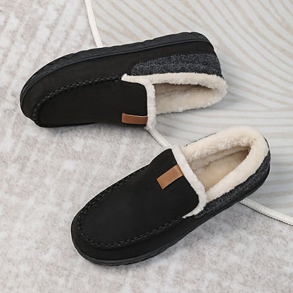 TERRACOMFY – Warm Synthetic Wool Loafers for Indoor Comfort