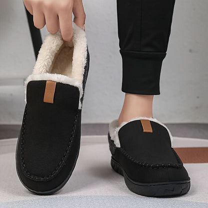 TERRACOMFY – Warm Synthetic Wool Loafers for Indoor Comfort