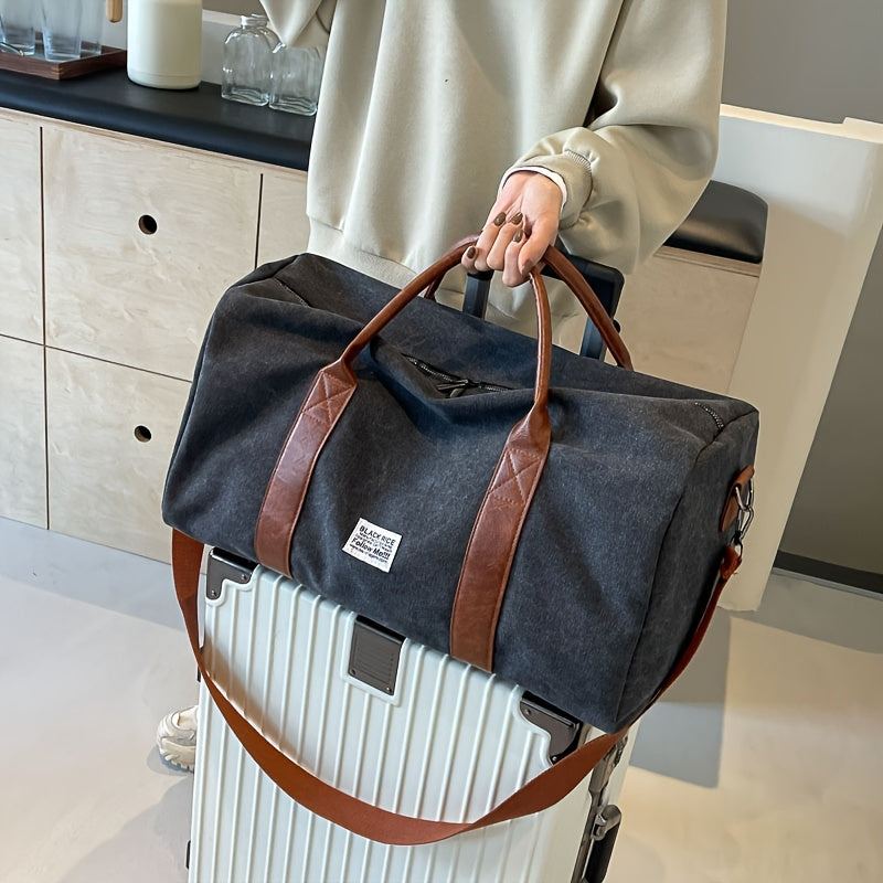URBANTOTE – Large Capacity Vintage Washed Travel Duffel Bag