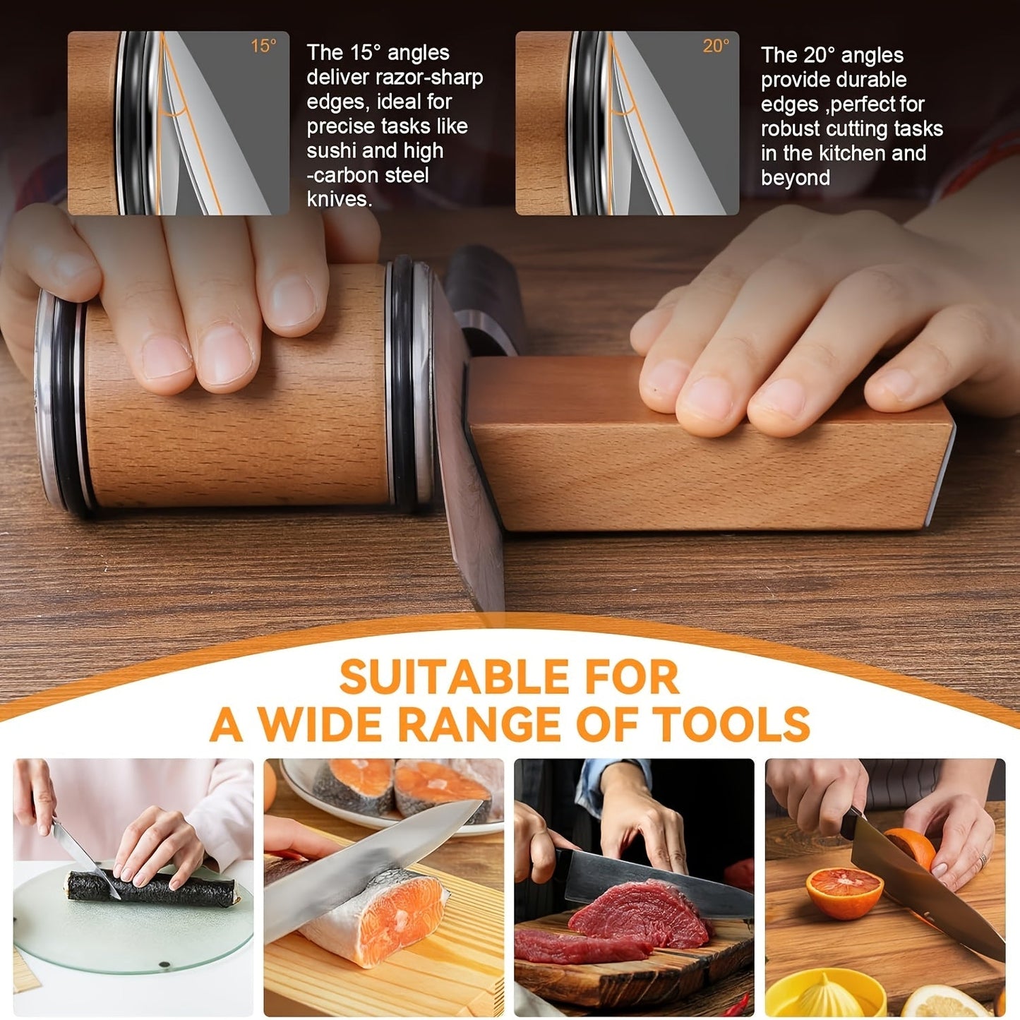 EDGEFORGE – Diamond Sharpening Stone Set for Precision Knife Sharpening