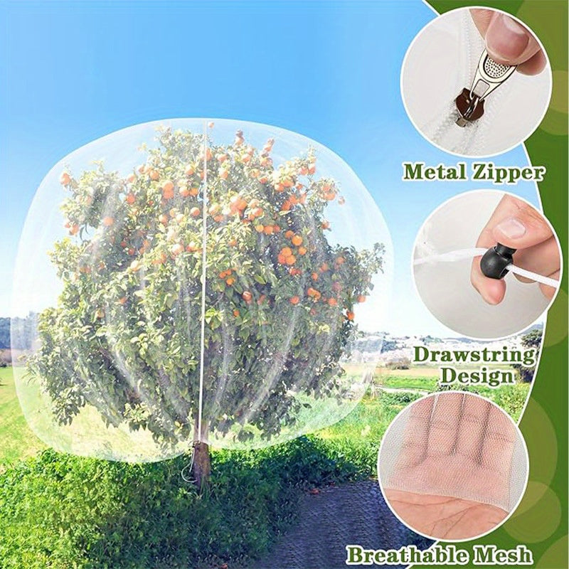 CROPVAULT – Drawstring Fruit Tree Mesh Net Bags