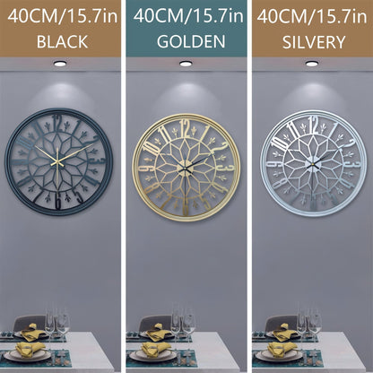 IRONCLASSIC – Silent Vintage Industrial Metal Wall Clock